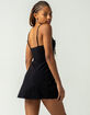 SKY AND SPARROW Emma Solid Fit N Flare Dress image number 3