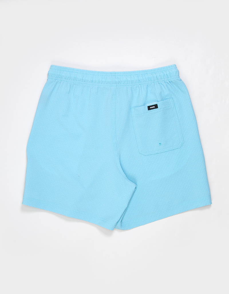 RSQ Mens Seersucker 6.5" Swim Trunks image number 2