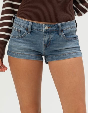 RSQ Womens Low Rise Mini Shorts Alternative Image