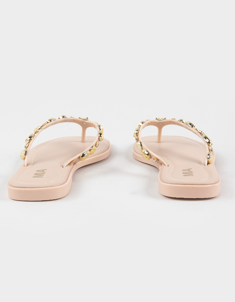 MIA Shell Tulah Womens Jelly Flip Flops image number 3
