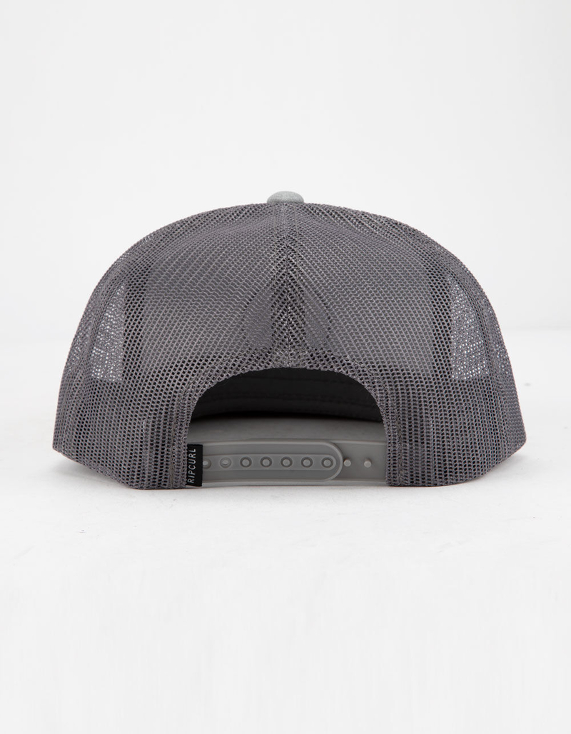 RIP CURL Mason Haze Gray Mens Trucker Hat image number 1