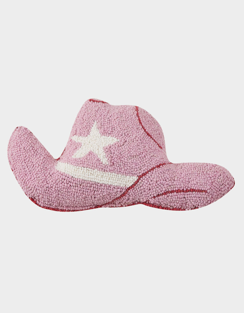Cowboy Hat Wool Hook Pillow image number 0