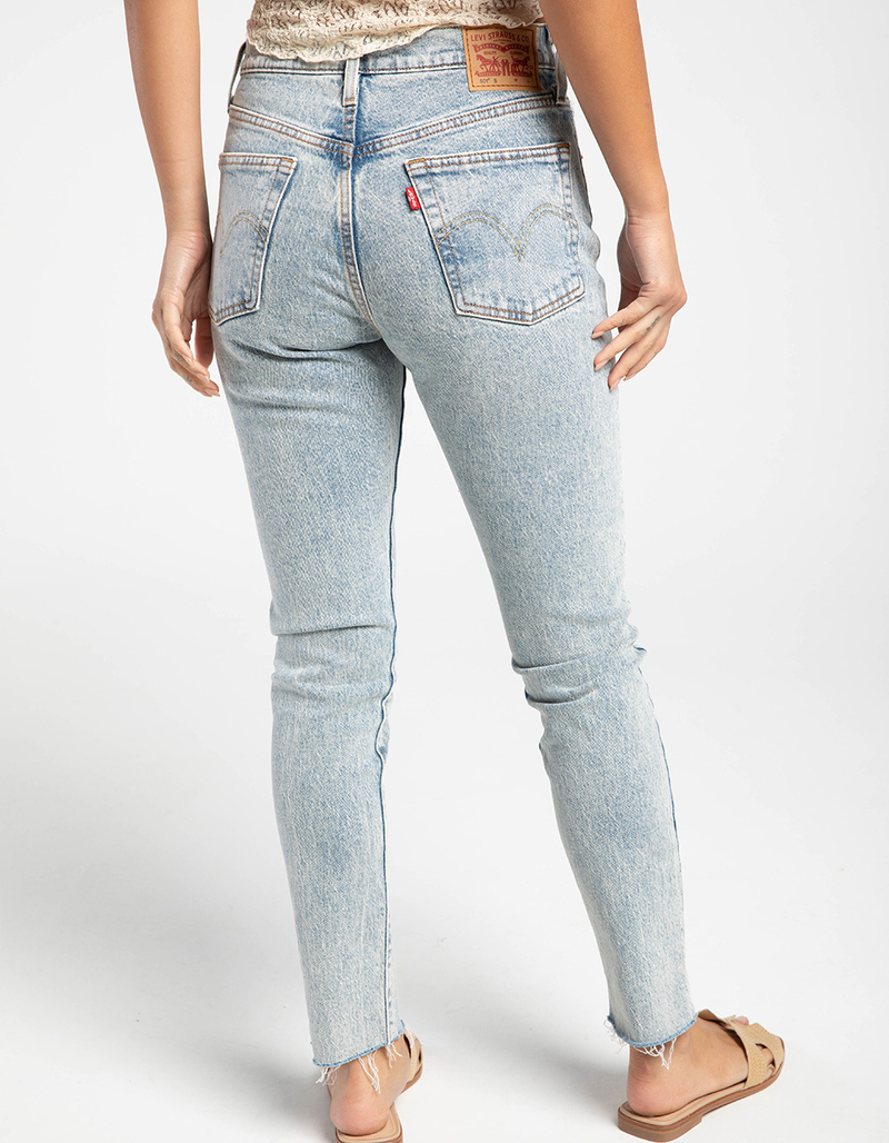 LEVI'S 501 Womens Skinny Jeans - Wave Goodbye image number 3