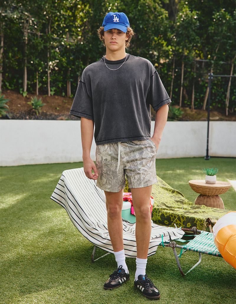 RSQ Mens 6" Mesh Shorts image number 0