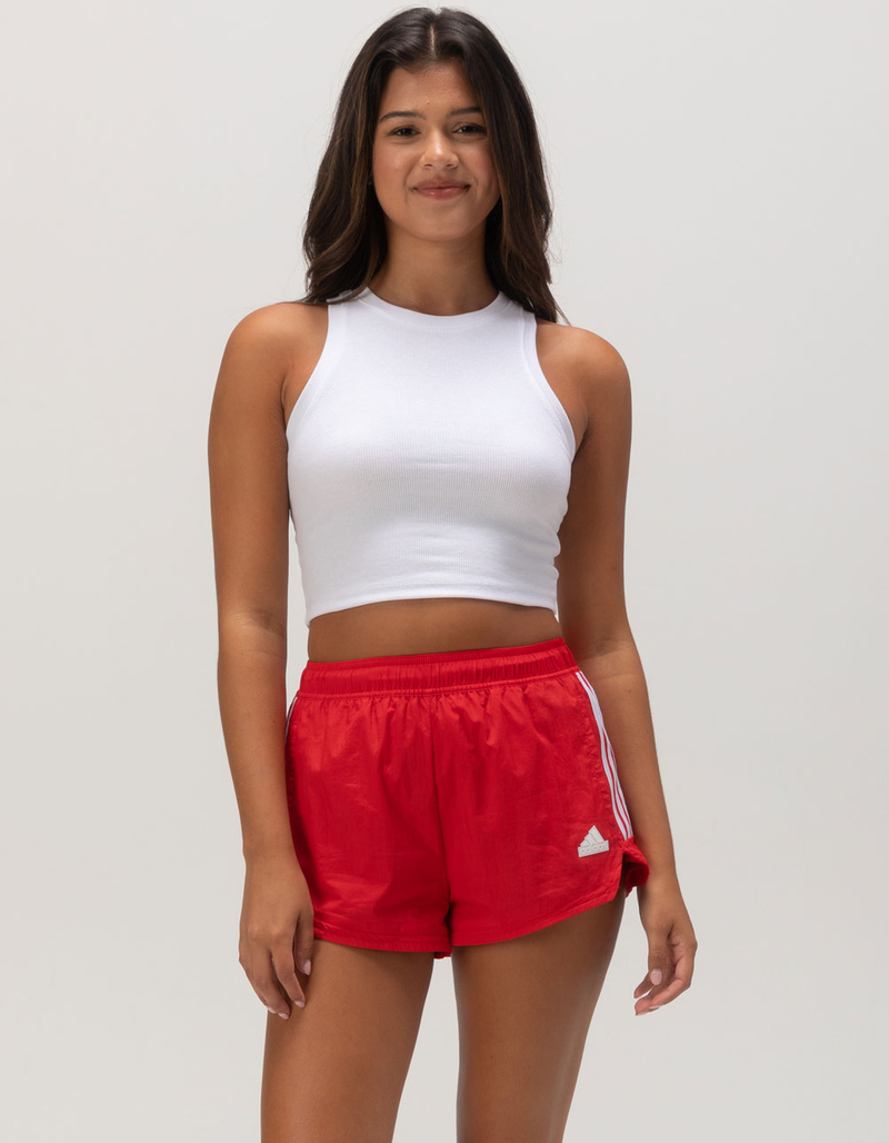 ADIDAS Tiro Cut 3Stripes Womens Shorts RED Tillys