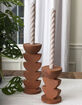 Caldwell Terracotta Candleholder - Large image number 2