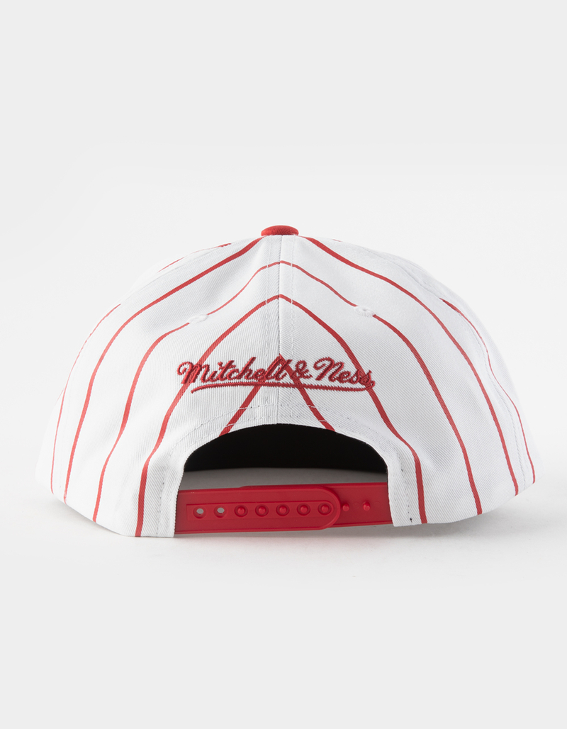 MITCHELL & NESS Chicago Bulls Retro Pinstripe Mens Snapback Hat image number 1