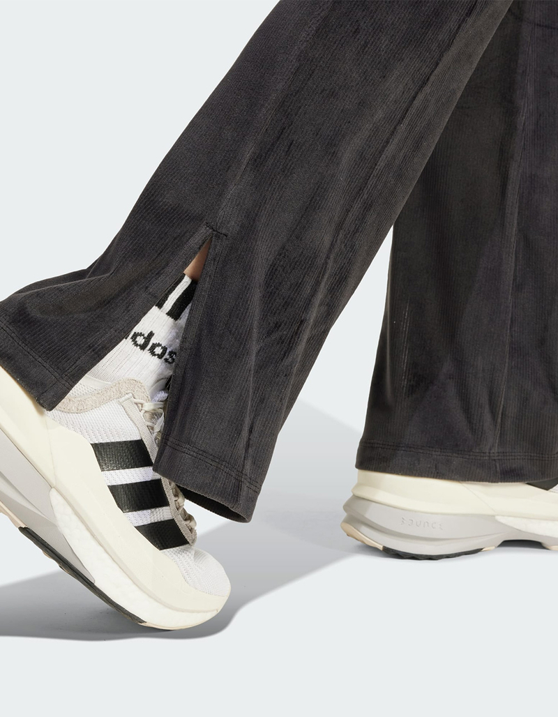 ADIDAS Tiro Womens Velour Flared Pants image number 4