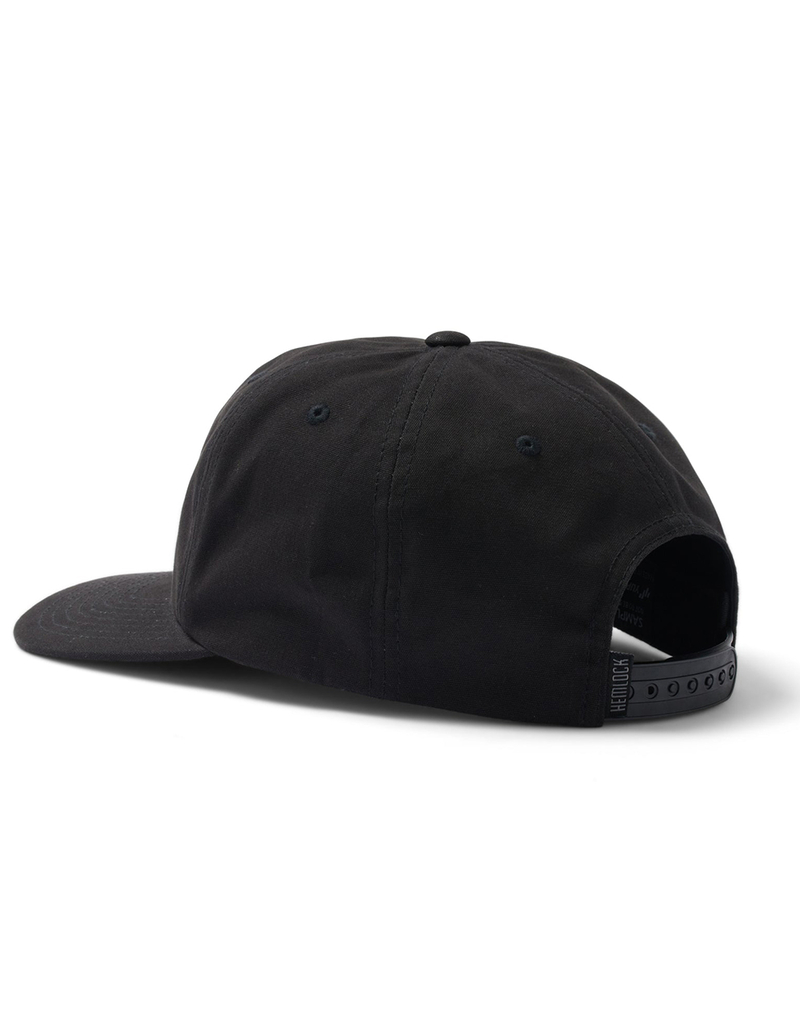 HEMLOCK HAT CO. Alden 5 Panel Mens Snapback Hat image number 2