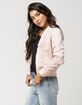 FULL TILT Matte Satin Womens Bomber Jacket image number 2