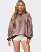 EDIKTED Onda Striped Sweatshirt image number 1