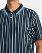RVCA Uptown Mens Stripe Polo Shirt image number 2