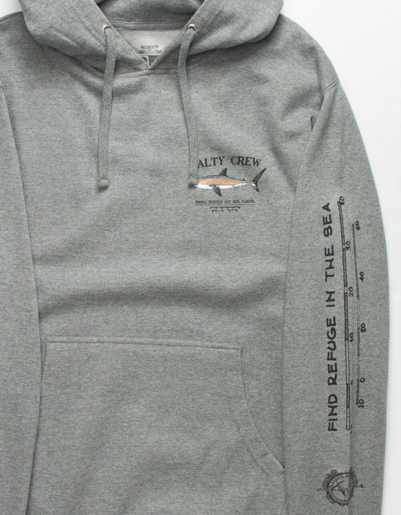SALTY CREW Bruce Heather Gray Mens Hoodie image number 1