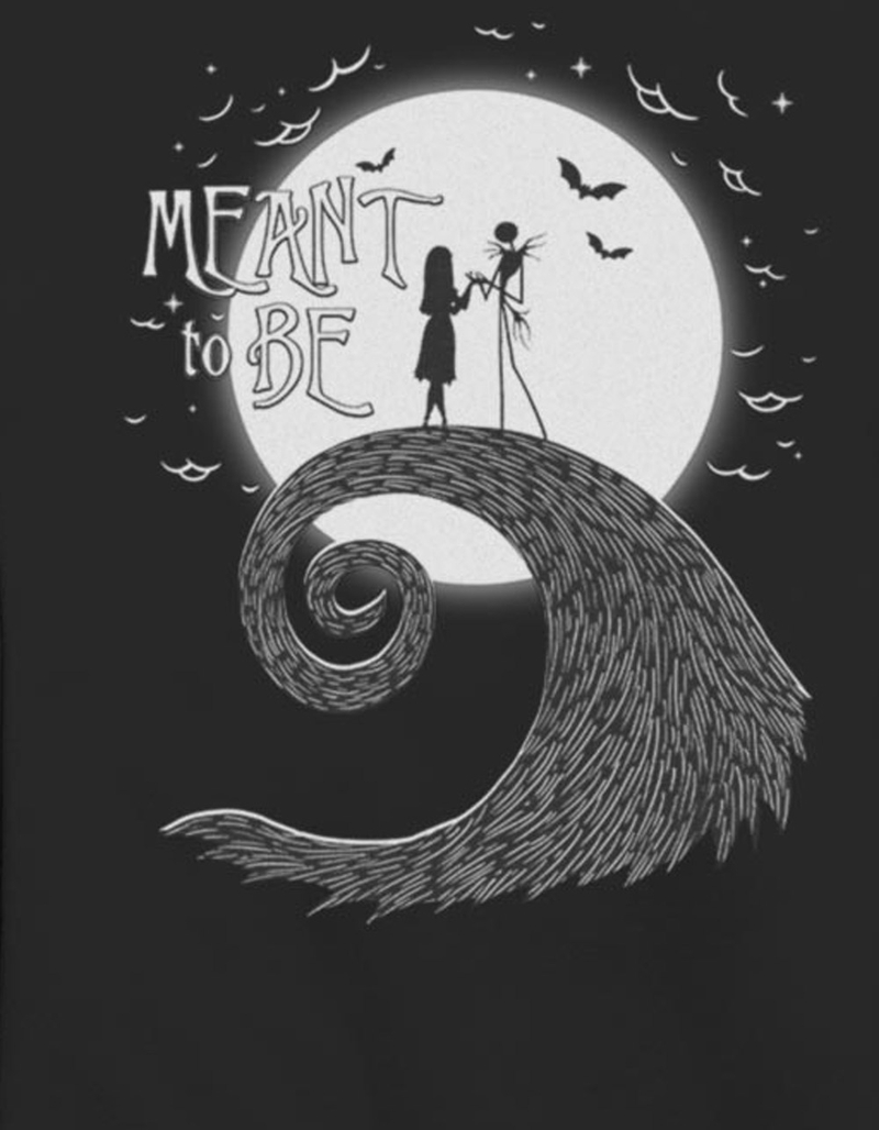 THE NIGHTMARE BEFORE CHRISTMAS Meant To Be Unisex Crewneck Sweatshirt image number 1