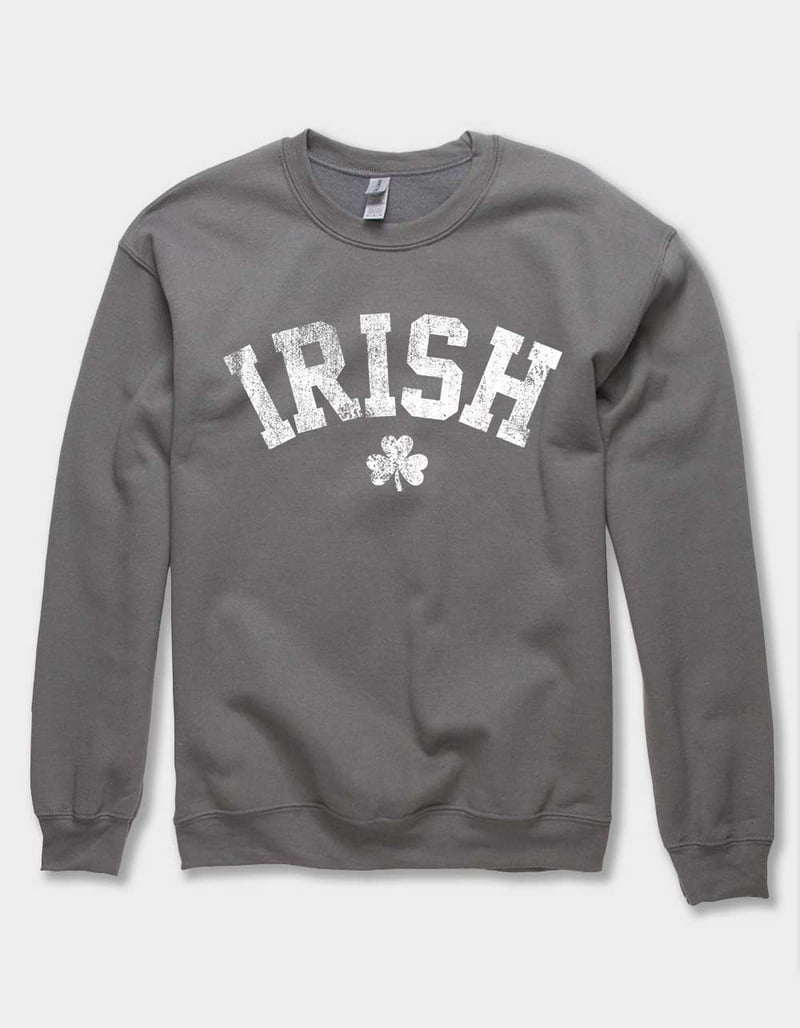 IRELAND Collegiate Irish Distressed Unisex Crewneck Sweatshirt image number 0