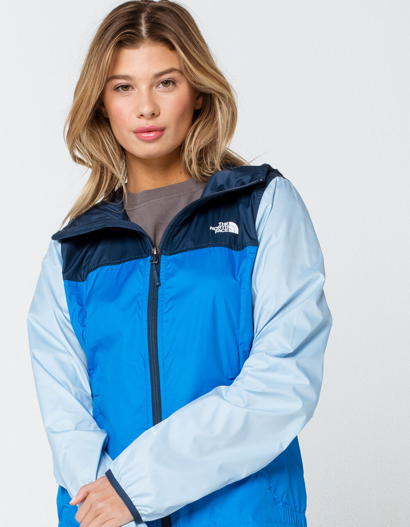 THE NORTH FACE Cyclone Packable Womens Blue Windbreaker Jacket image number 0