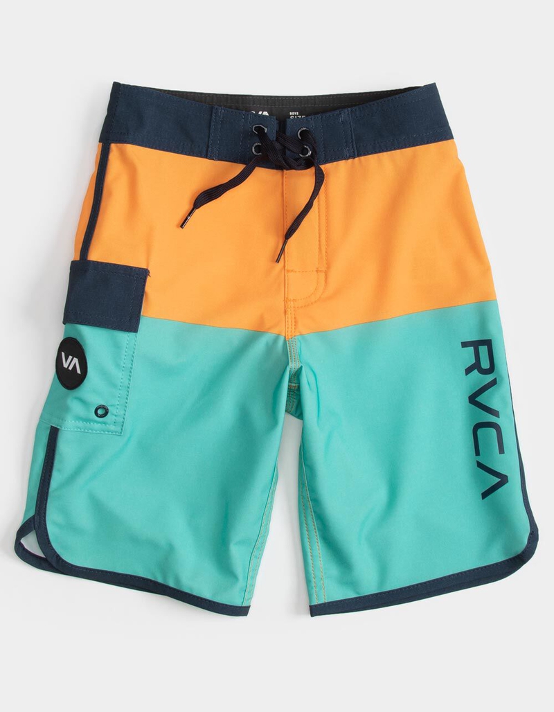 RVCA Eastern Boys Blue Combo Boardshorts image number 0