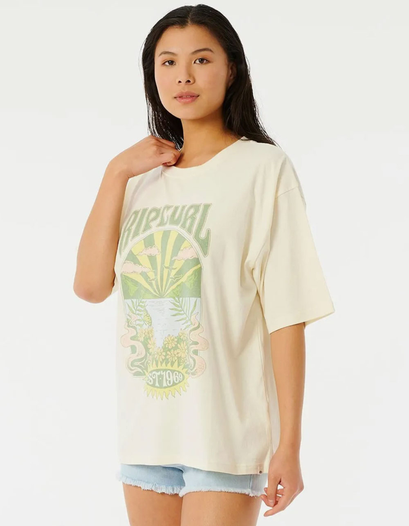RIP CURL Cosmic Wanderer Heritage Womens Oversized Tee image number 1