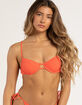 DAMSEL Textured Double Strap Underwire Bikini Top image number 4