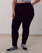 RSQ Curvy Womens Black High Rise Skinny Jeans image number 2