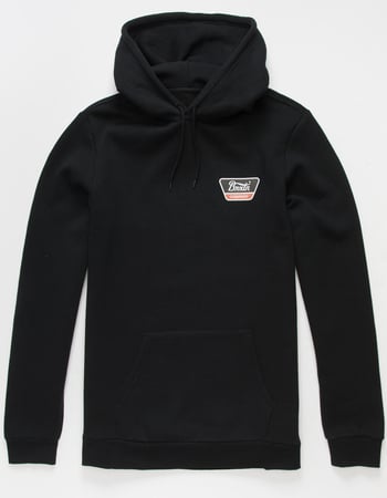 BRIXTON Linwood Mens Black Hoodie Alternative Image