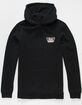BRIXTON Linwood Mens Black Hoodie image number 2