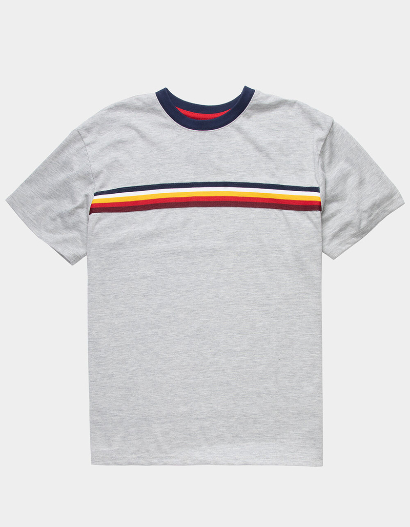 SUPER MASSIVE Chest Stripe Mens T-Shirt image number 0