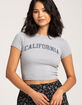 FULL TILT California Womens Baby Tee image number 1