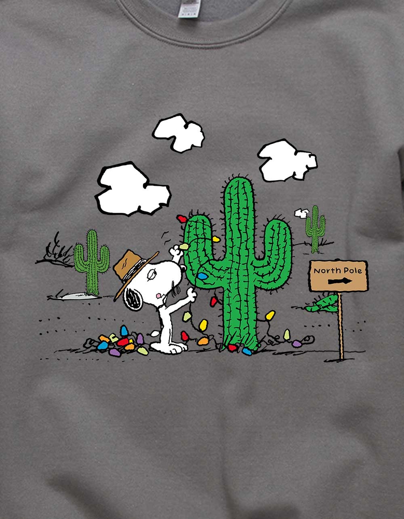 PEANUTS North Pole Snoopy Unisex Holiday Crewneck Sweatshirt image number 1