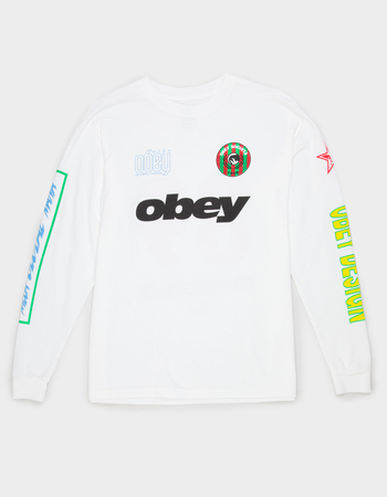 OBEY Mega Global Mana Mens Long Sleeve Tee Alternative Image