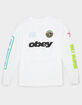 OBEY Mega Global Mana Mens Long Sleeve Tee image number 2