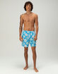 RSQ Mens Seersucker 6.5" Swim Trunks image number 3