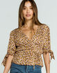 CHARLIE HOLIDAY Sofia Womens Wrap Top image number 1