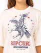 RIP CURL Freedom Heritage Womens Crop Tee image number 2