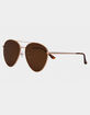 I-SEA Charlie Polarized Gold Sunglasses image number 1