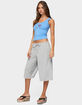 EDIKTED Amika Oversized Bermuda Shorts image number 4