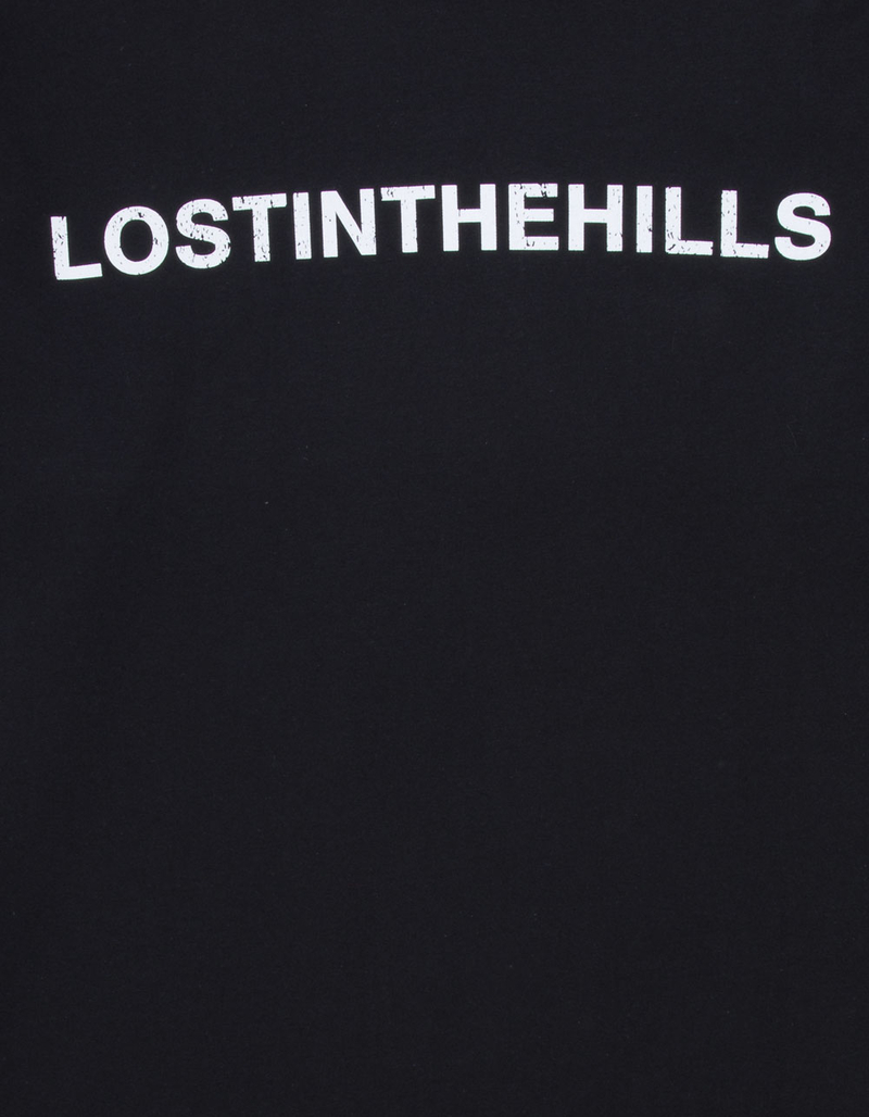 LOST IN THE HILLS Mens Long Sleeve 2fer Tee image number 3