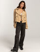 STOOSH Womens Crop Trench Coat image number 2
