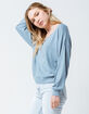 OTHERS FOLLOW Hannah Dusty Blue Womens Sweater image number 2