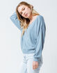 OTHERS FOLLOW Hannah Dusty Blue Womens Sweater image number 2