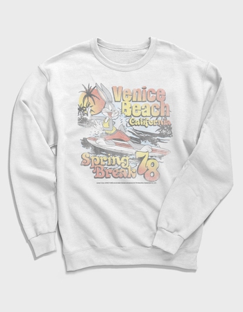 LOONEY TUNES Venice Beach Spring Break Unisex Crewneck Sweatshirt Primary Image