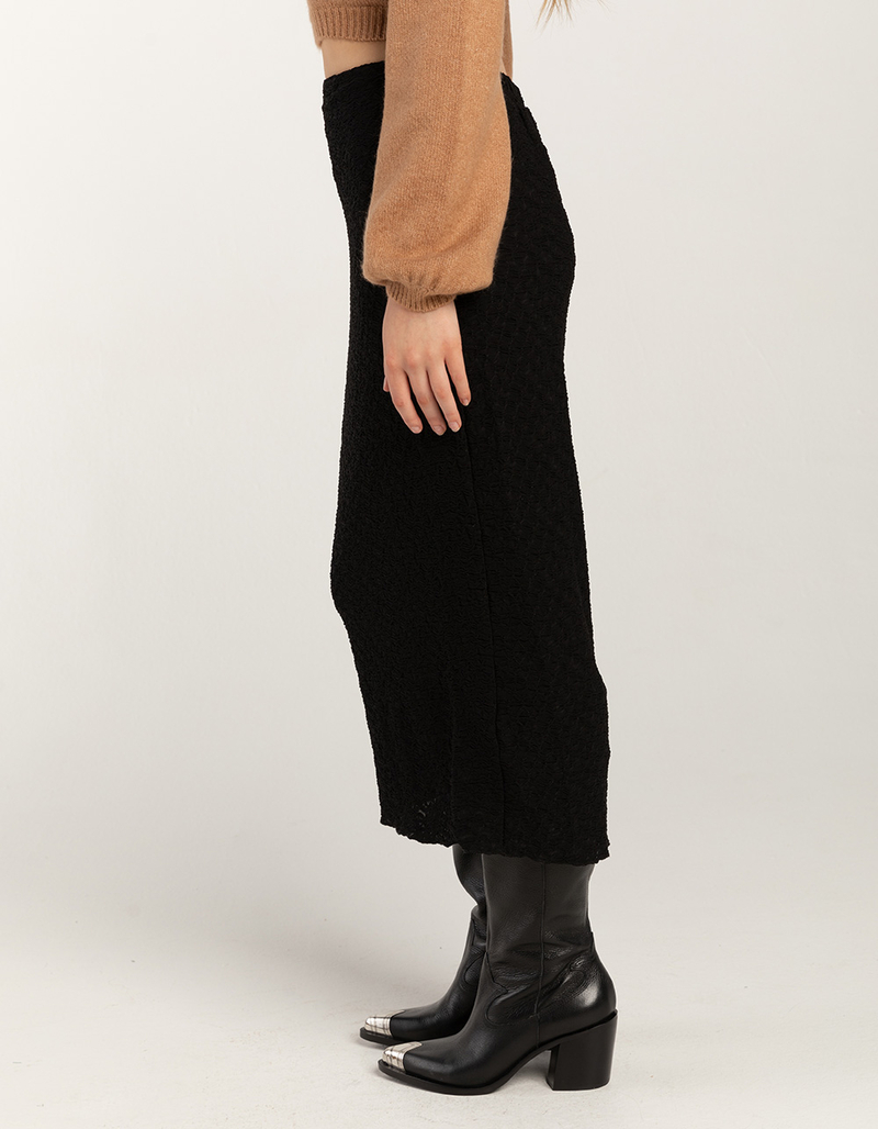 WEST OF MELROSE Textured Womens Midi Skirt image number 2