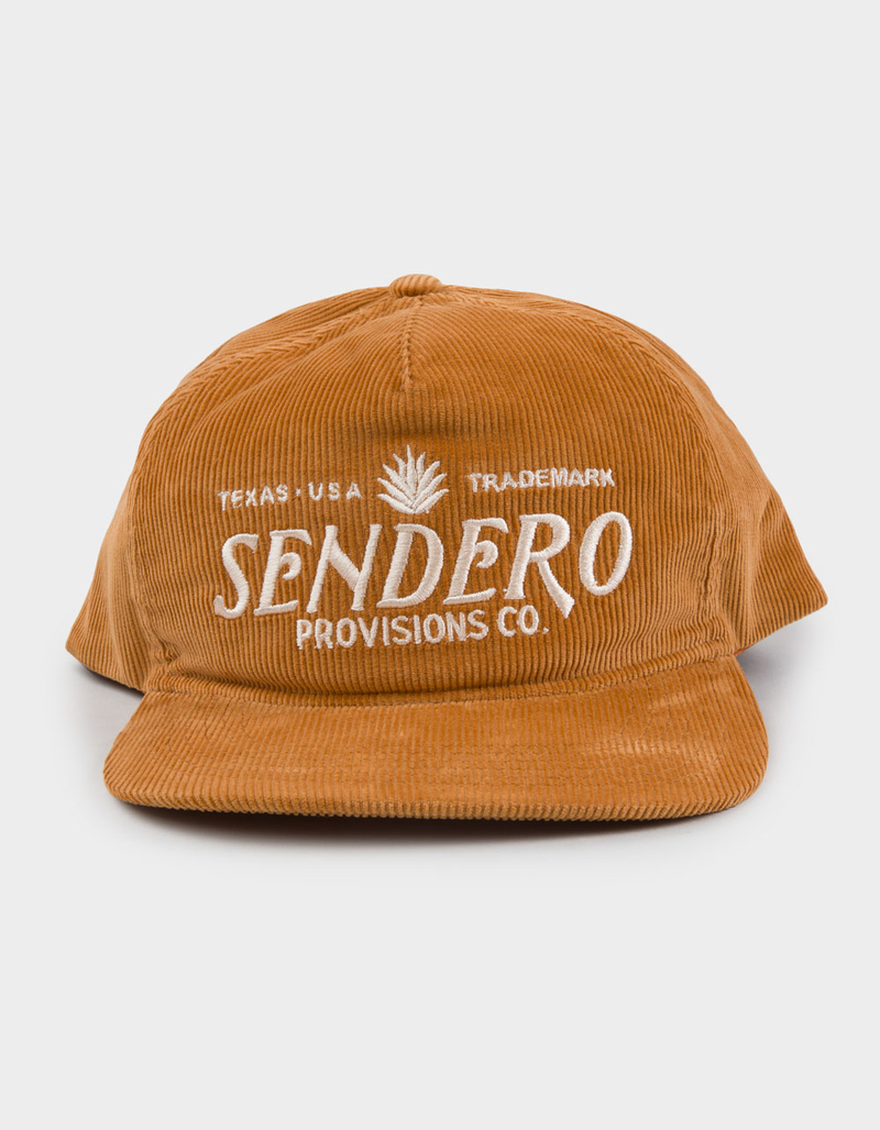 SENDERO PROVISIONS CO. Logo Corduroy Snapback Hat image number 1