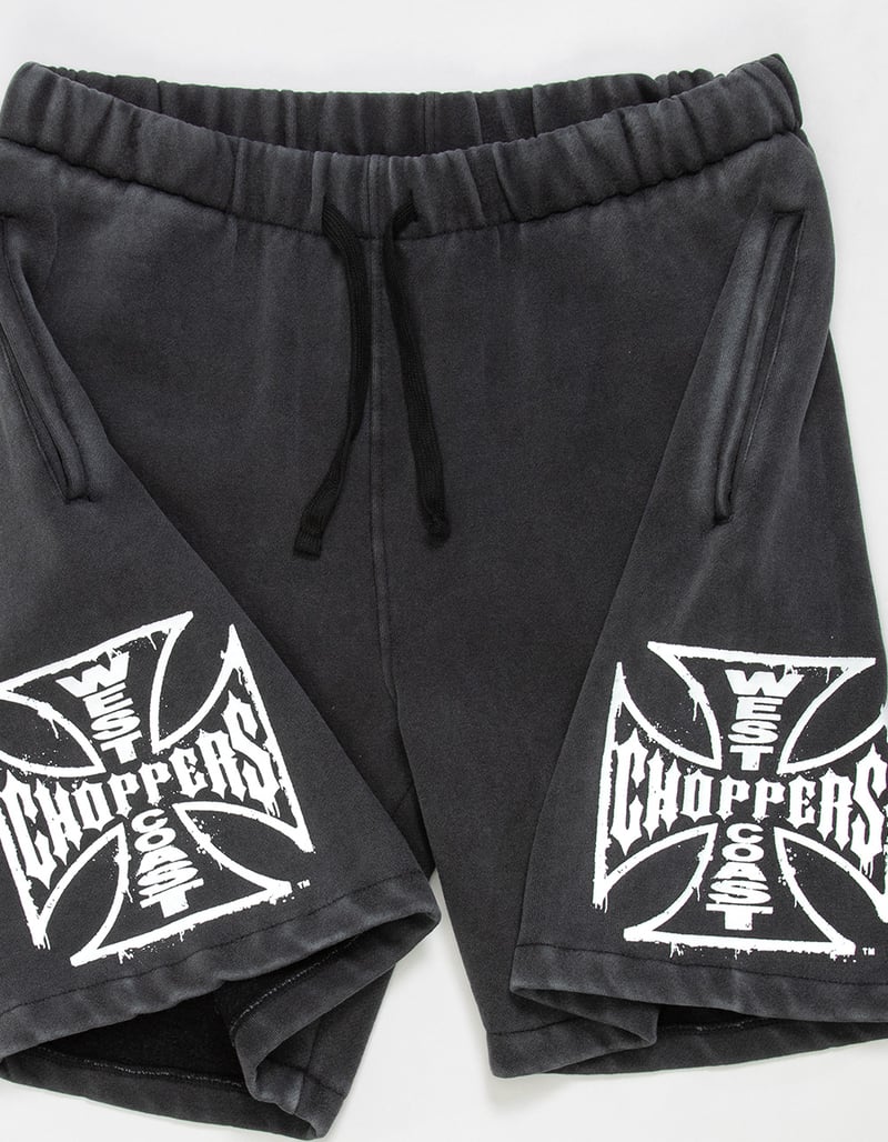 WEST COAST CHOPPERS Stroke Logo Mens Sweat Shorts image number 2