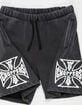 WEST COAST CHOPPERS Stroke Logo Mens Sweat Shorts image number 3