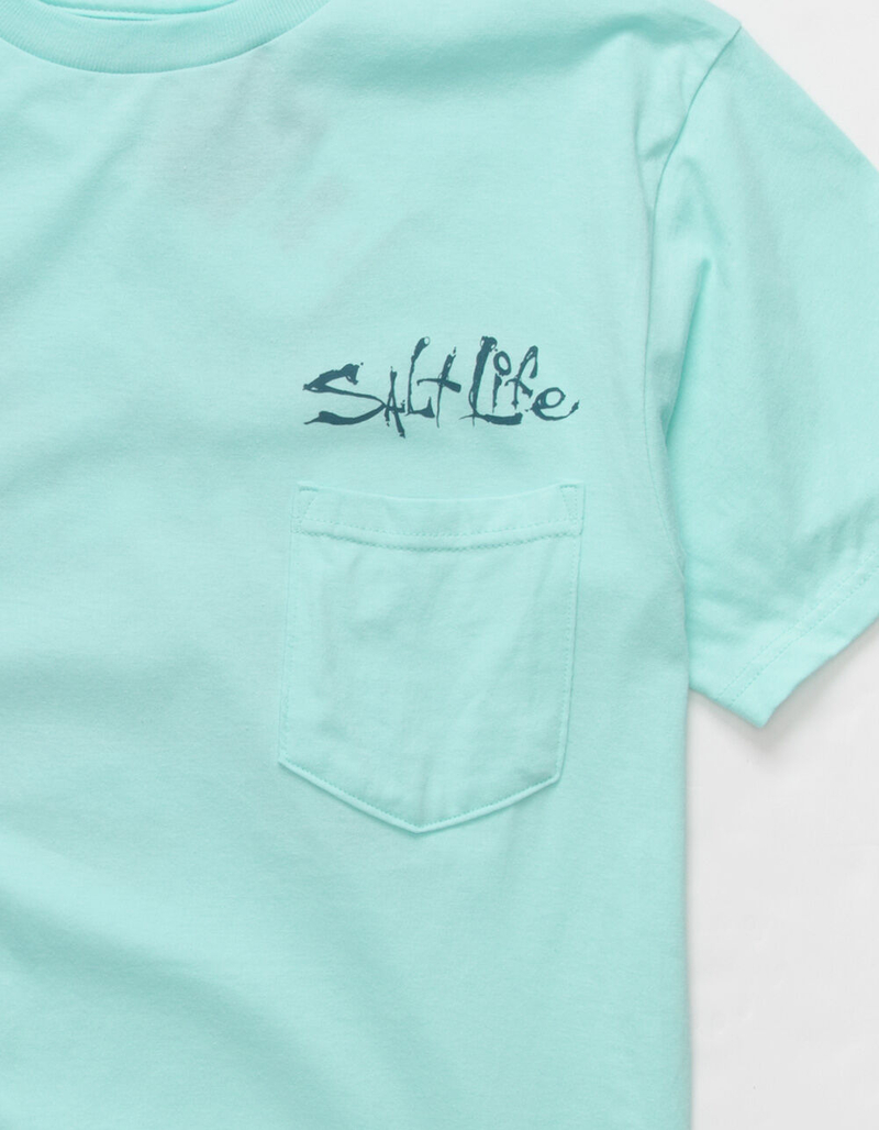 SALT LIFE Hook It Mens Pocket Tee image number 3