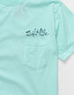 SALT LIFE Hook It Mens Pocket Tee image number 4