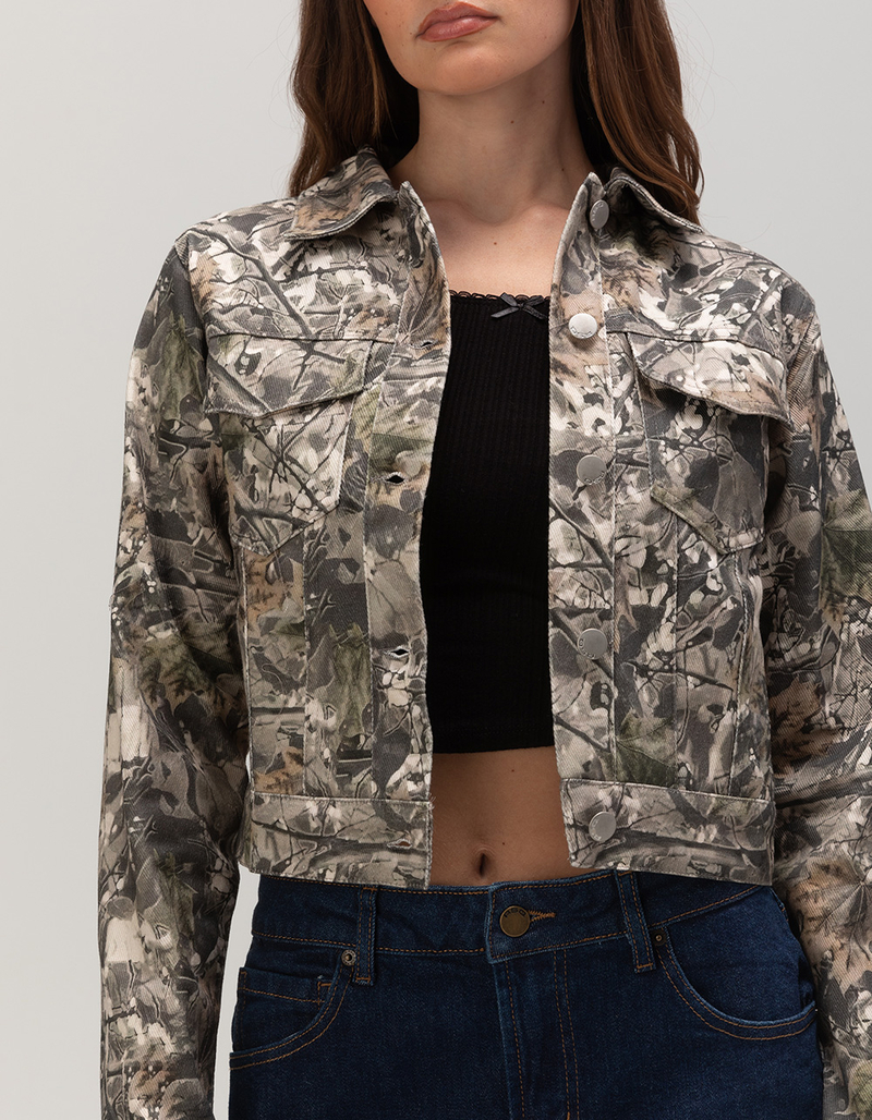 RSQ Womens Camo Trucker Jacket image number 4