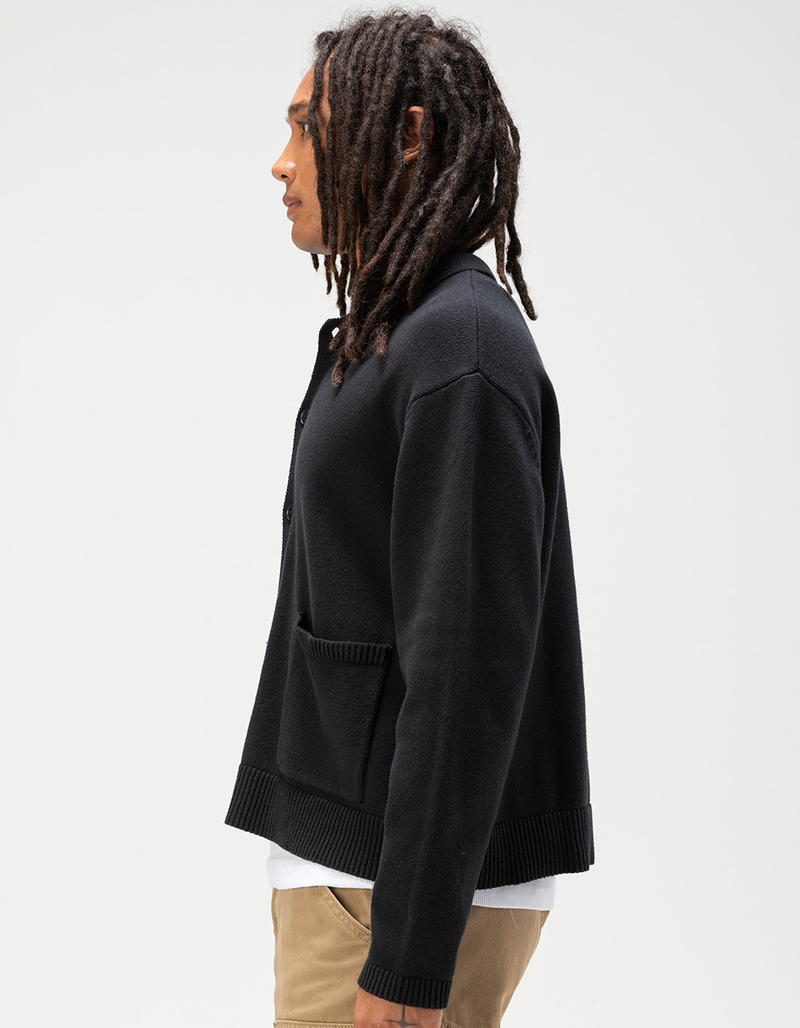 RSQ Mens Polo Sweater - BLACK
