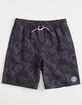 PSYCHO TUNA Tribal Fish Boys Volley Shorts image number 1
